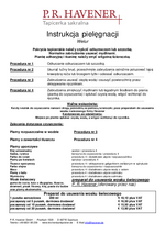 instrukcja utrzymania poduszki na lawki welur