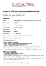 specyfikacja dywan Wave