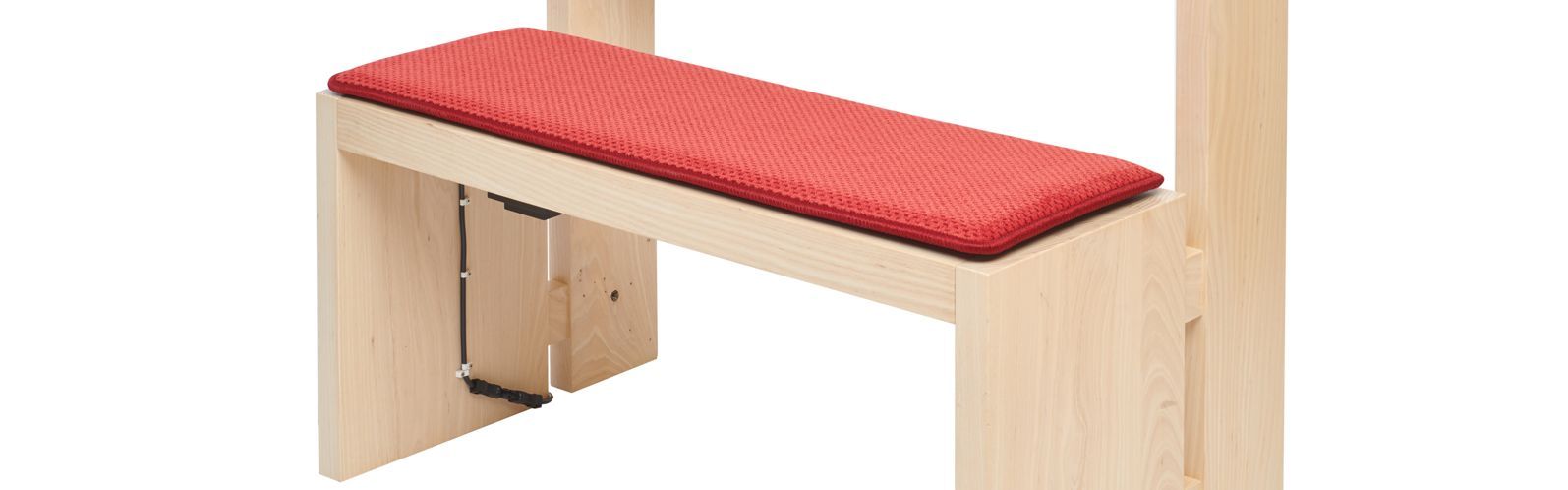 przykładową ławkę Thermoplush 46 Volt Samtplush kod koloru 2611 kolor jasno czerwony