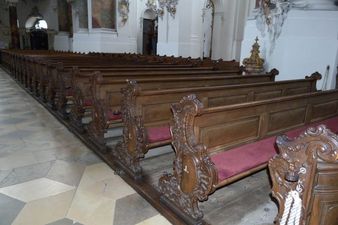 [Translate to Polski:] Mittelschiff Ottobeuren